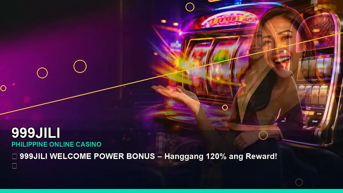 999JILI cashback and rewards concept featuring an adult Philippine casino host in a lively casino setting